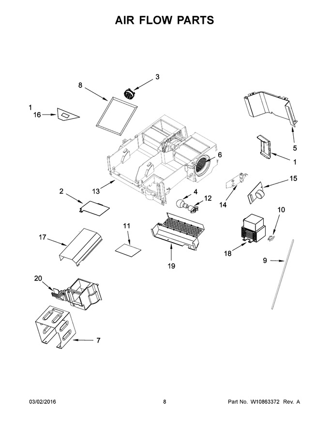 Diagram for WMH73521CS2