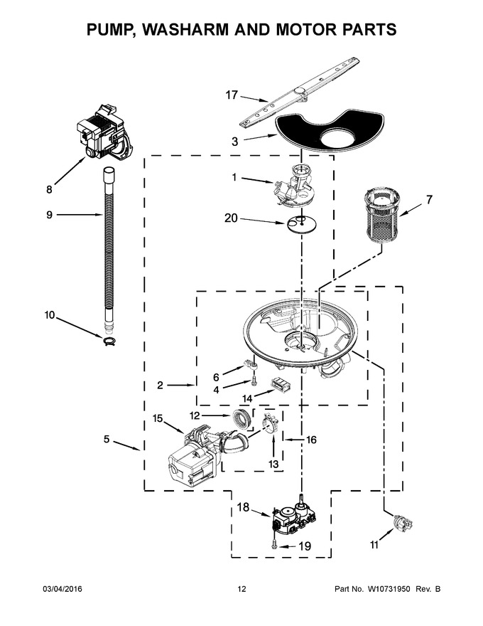 Diagram for WDT720PADW0