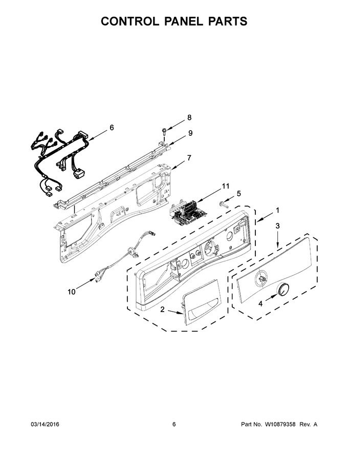 Diagram for WFW8740DC1