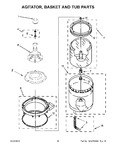 Diagram for 11 - Agitator, Basket And Tub Parts