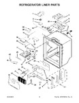 Diagram for 03 - Refrigerator Liner Parts