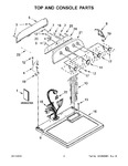 Diagram for 02 - Top And Console Parts