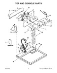 Diagram for 02 - Top And Console Parts