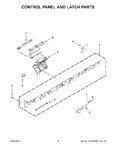 Diagram for 03 - Control Panel And Latch Parts