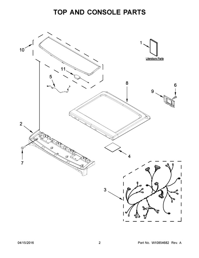 Diagram for WGD9500EW0