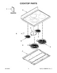 Diagram for 02 - Cooktop Parts