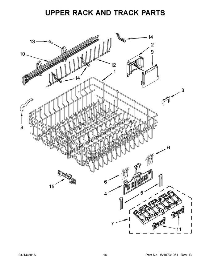 Diagram for WDF760SADW0