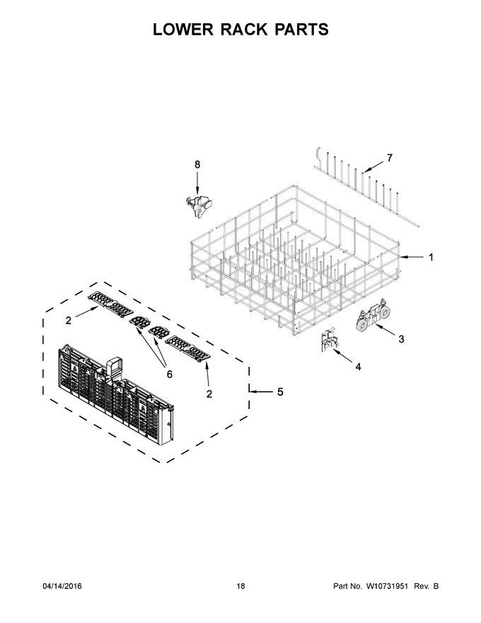 Diagram for WDF760SADM0