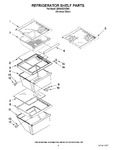 Diagram for 03 - Refrigerator Shelf Parts