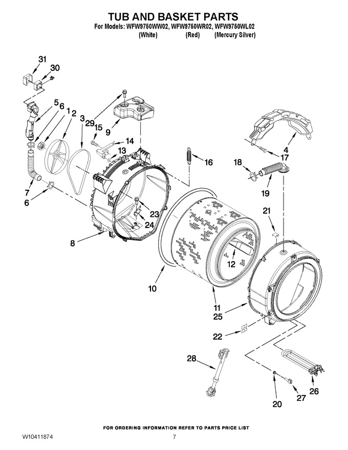 Diagram for WFW9750WW02