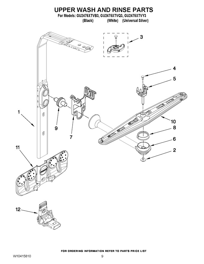 Diagram for GU2475XTVQ3