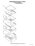 Diagram for 03 - Refrigerator Shelf Parts