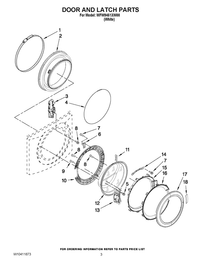 Diagram for WFW9451XW00