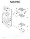 Diagram for 04 - Freezer Liner Parts