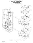 Diagram for 04 - Freezer Liner Parts