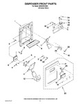 Diagram for 08 - Dispenser Front Parts