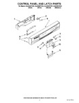 Diagram for 02 - Control Panel And Latch Parts