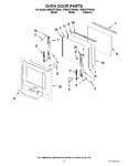 Diagram for 03 - Oven Door Parts