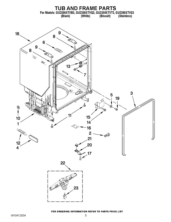 Diagram for GU2300XTVT3