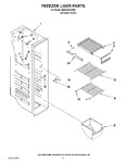 Diagram for 04 - Freezer Liner Parts