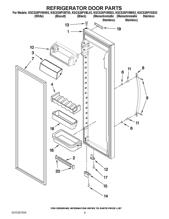 Diagram for KSCS25FVWH03