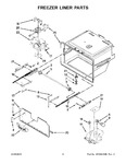 Diagram for 04 - Freezer Liner Parts