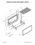 Diagram for 08 - Freezer Door And Basket Parts