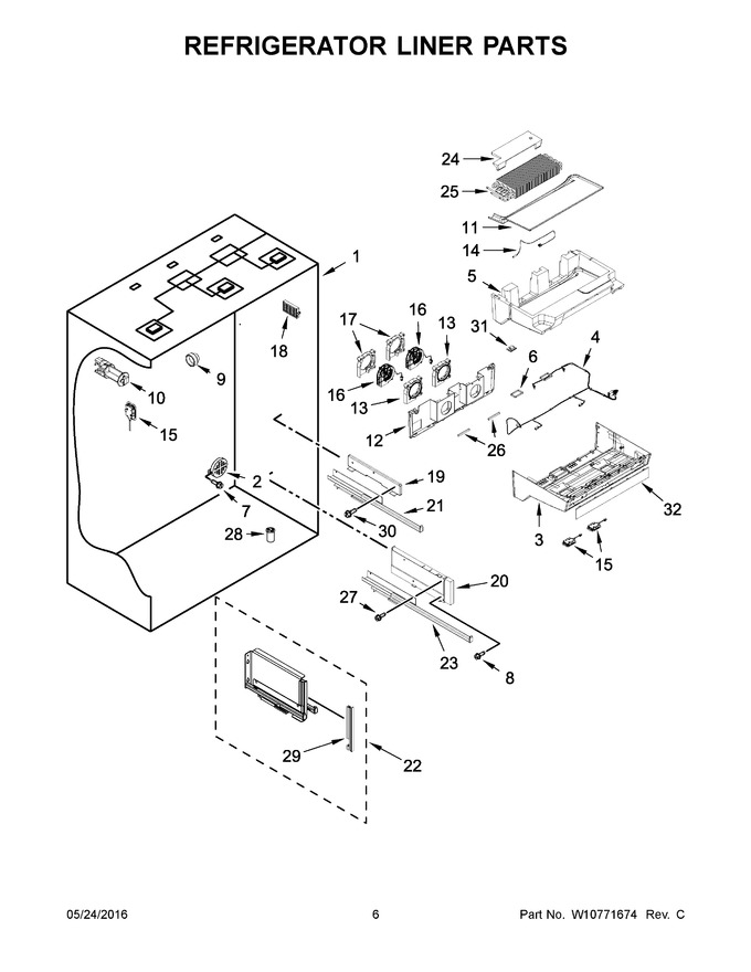 Diagram for KBBL206EPA00