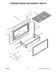 Diagram for 08 - Freezer Door And Basket Parts