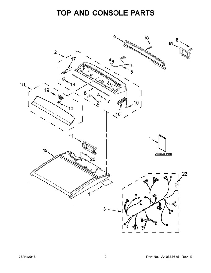 Diagram for WED8000DW3