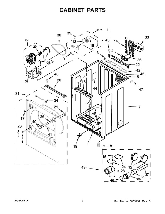 Diagram for WED8500DC3