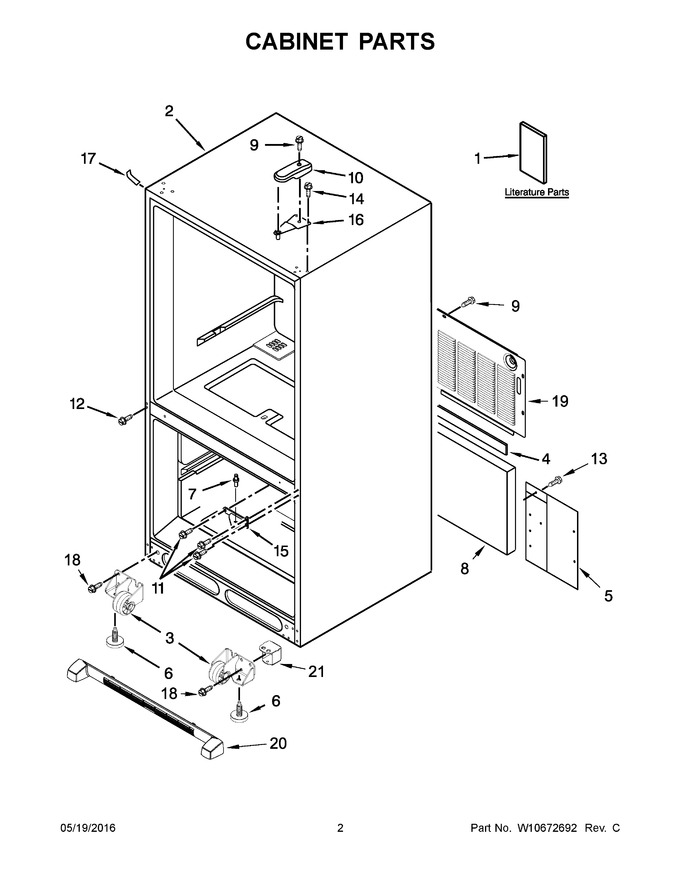 Diagram for WRB119WFBB00