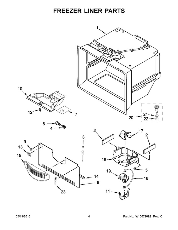 Diagram for WRB119WFBB00