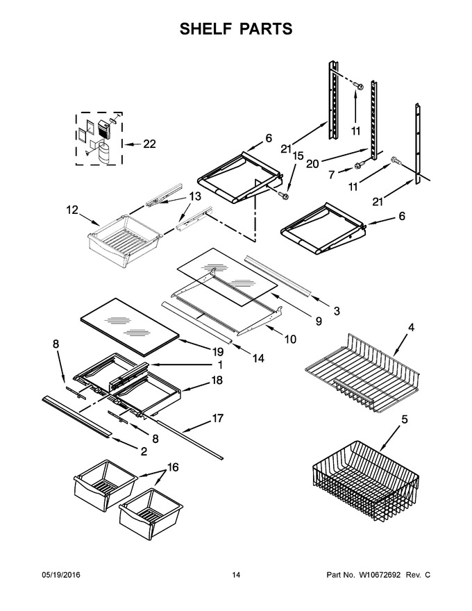 Diagram for WRB119WFBM00