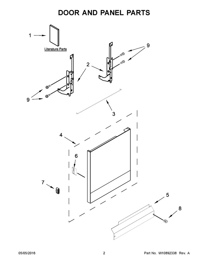 Diagram for WDP340PAFB0