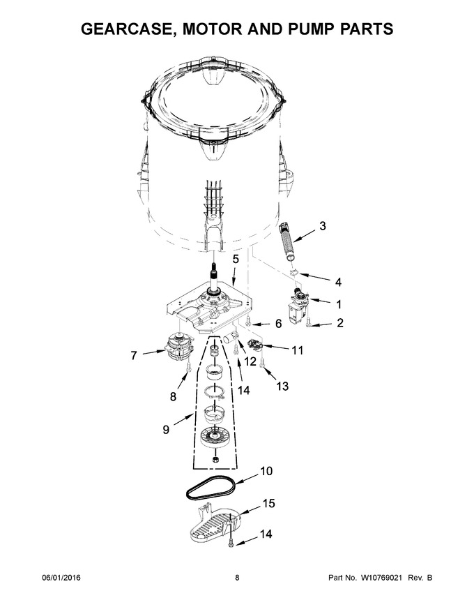 Diagram for WTW4815EW0