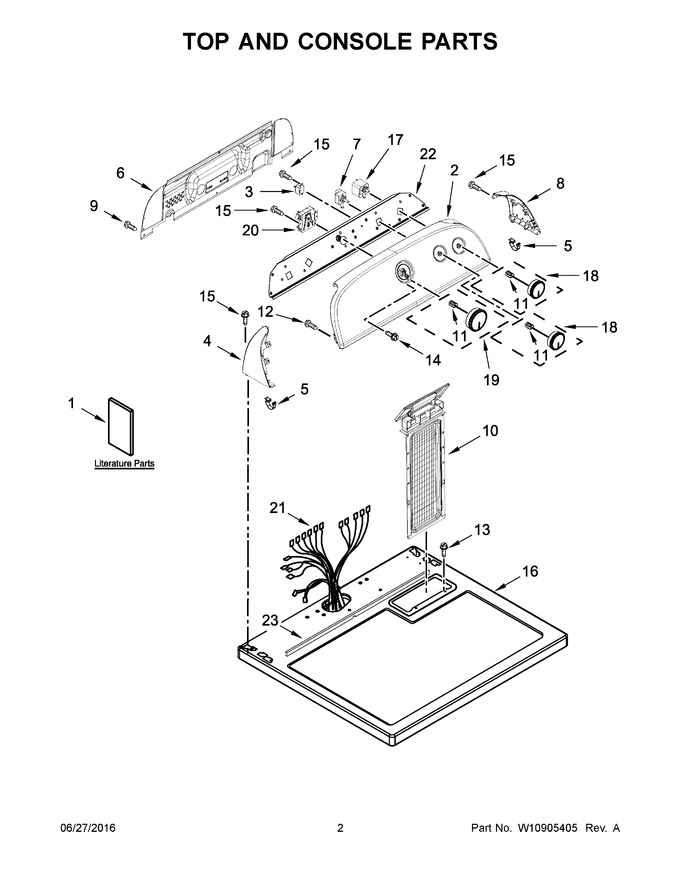 Diagram for WGD4810EW2