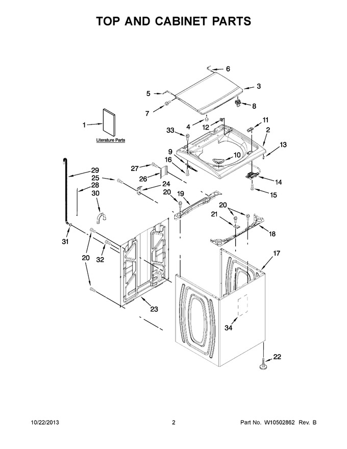 Diagram for WTW5700XL3