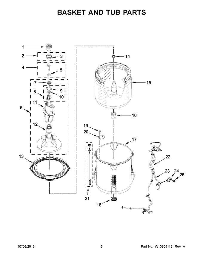 Diagram for 2DWTW4845EW1