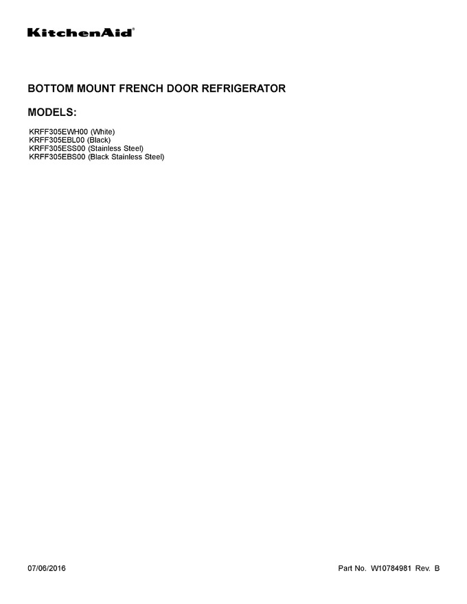 Diagram for KRFF305EBS00