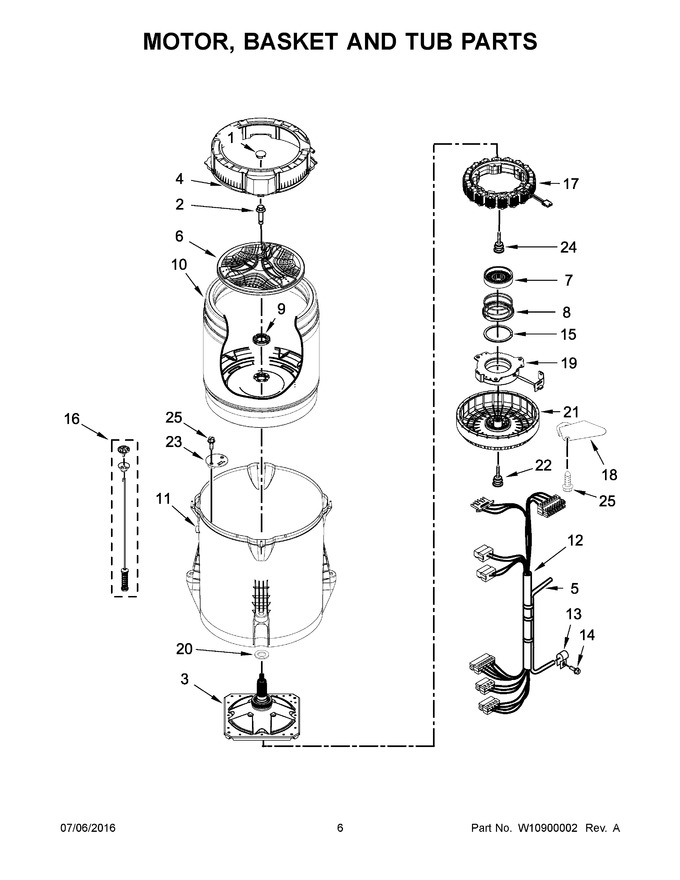 Diagram for WTW7000DW1