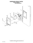 Diagram for 08 - Dispenser Front Parts