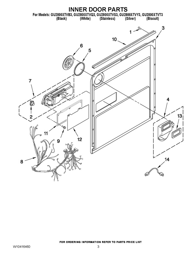 Diagram for GU2800XTVB3