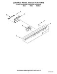 Diagram for 02 - Control Panel And Latch Parts