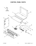 Diagram for 02 - Control Panel Parts