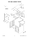 Diagram for 02 - Top And Cabinet Parts