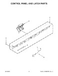 Diagram for 03 - Control Panel And Latch Parts