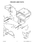 Diagram for 04 - Freezer Liner Parts