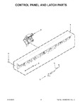 Diagram for 03 - Control Panel And Latch Parts