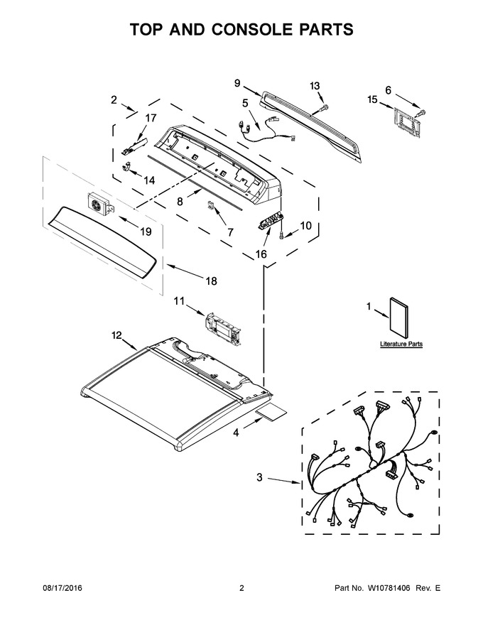 Diagram for WED8500DC1